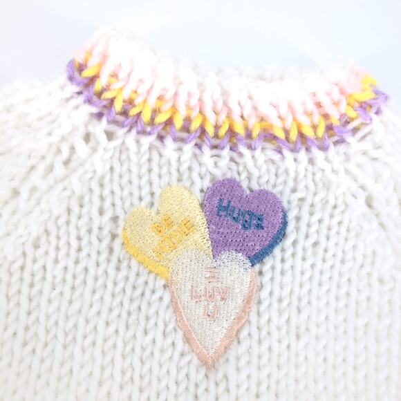 Unbranded White Knitted Long Sleeve Crewneck Doll Sweater for 18" Dolls GUC - Picture 6 of 10